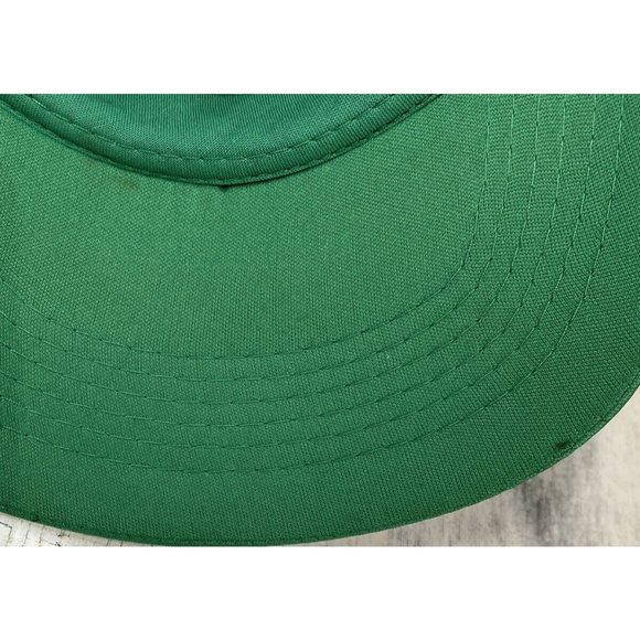 Green Trucker Hat Snapback Mesh Foam Retro Style Stay Green MaryJane Love Earth - Picture 5 of 6